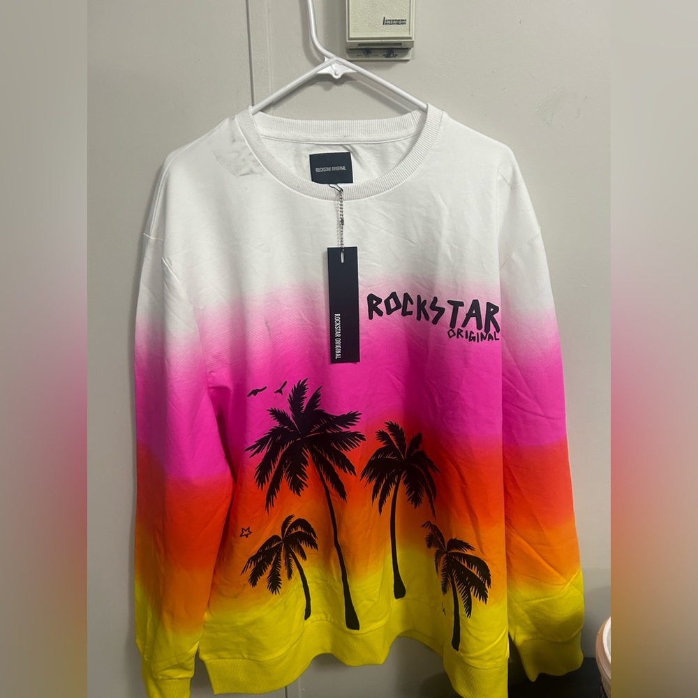 Rockstar original 3xl Tovi Crewneck (White)